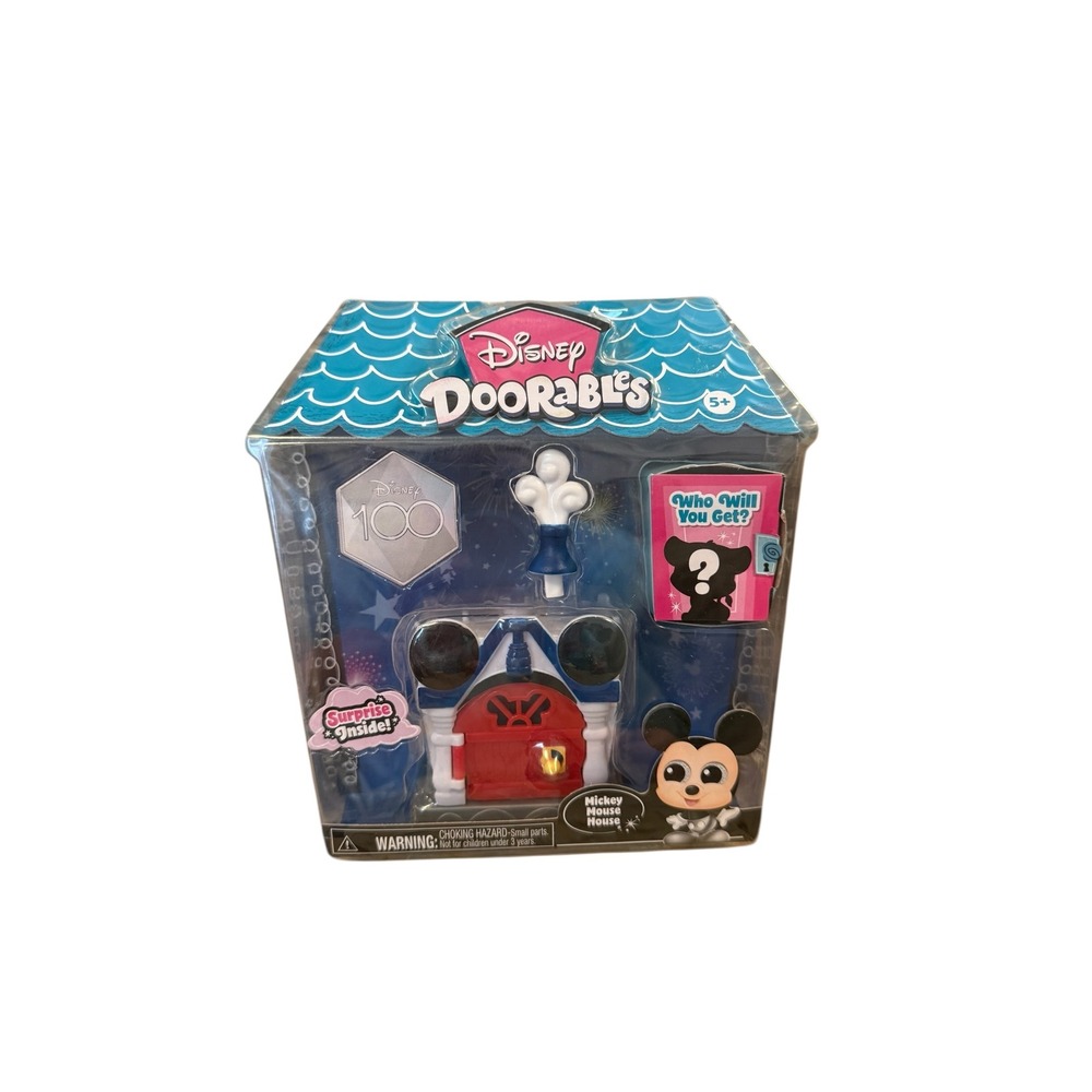 Disney Doorables Mickey Mouse House Kids OS Blue New Disney 100 Surprise‎ Figure